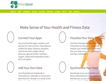 Tablet Screenshot of fitnesssyncer.com